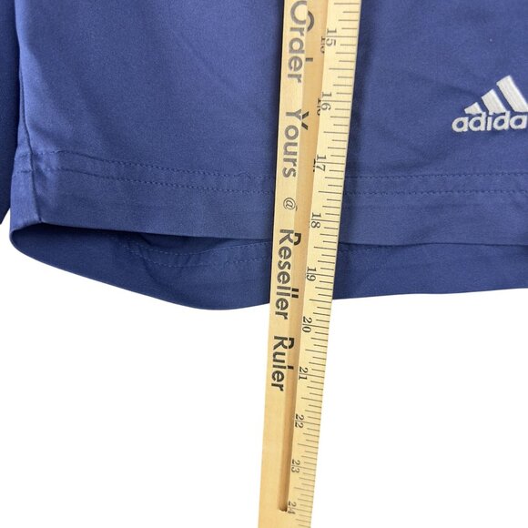 Vintage Adidas Climalite Athletic Shorts Mens Blue XL  AM1001 - Picture 9 of 9